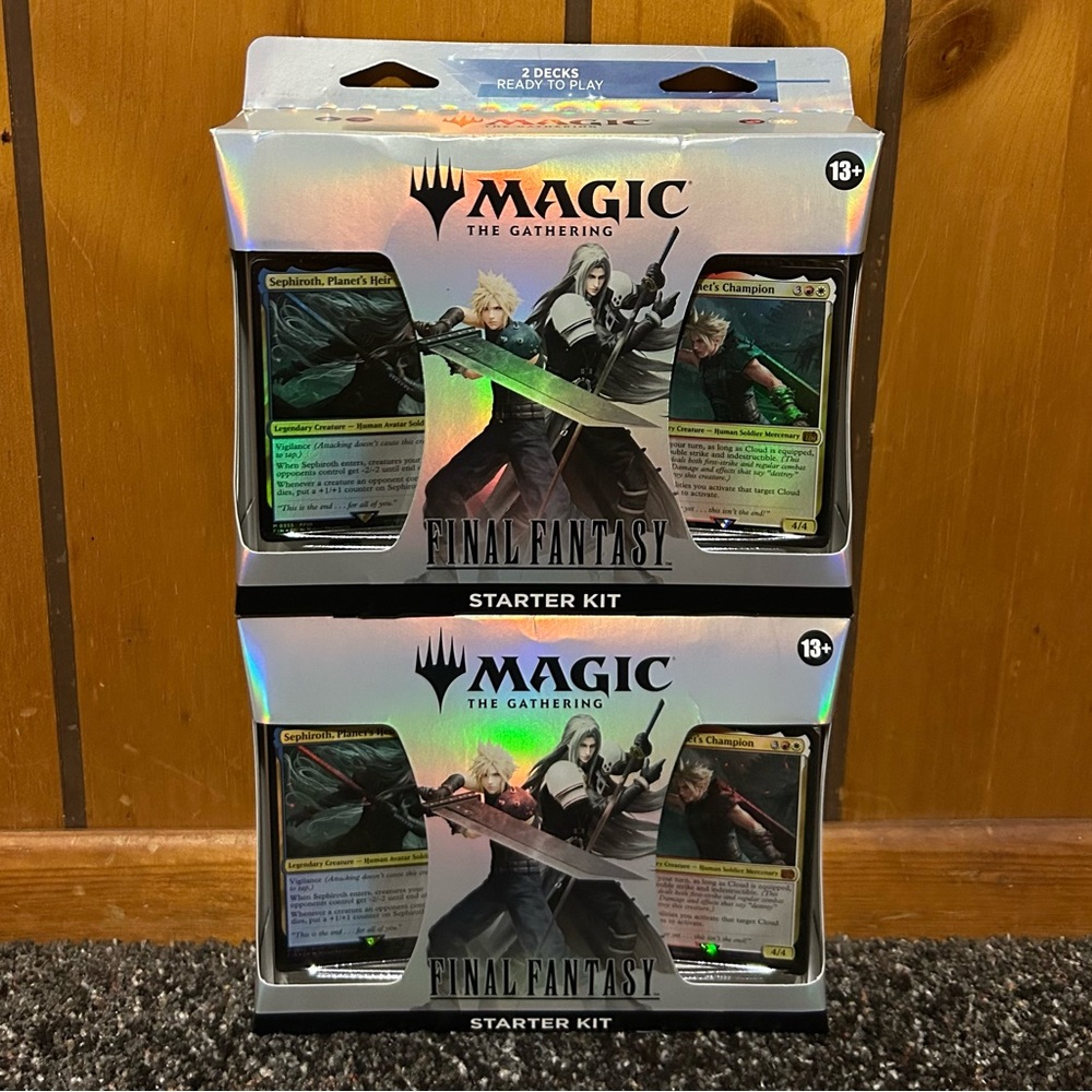 TWO Brand New Magic: The Gathering Final Fantasy Starter Kits, Sealed